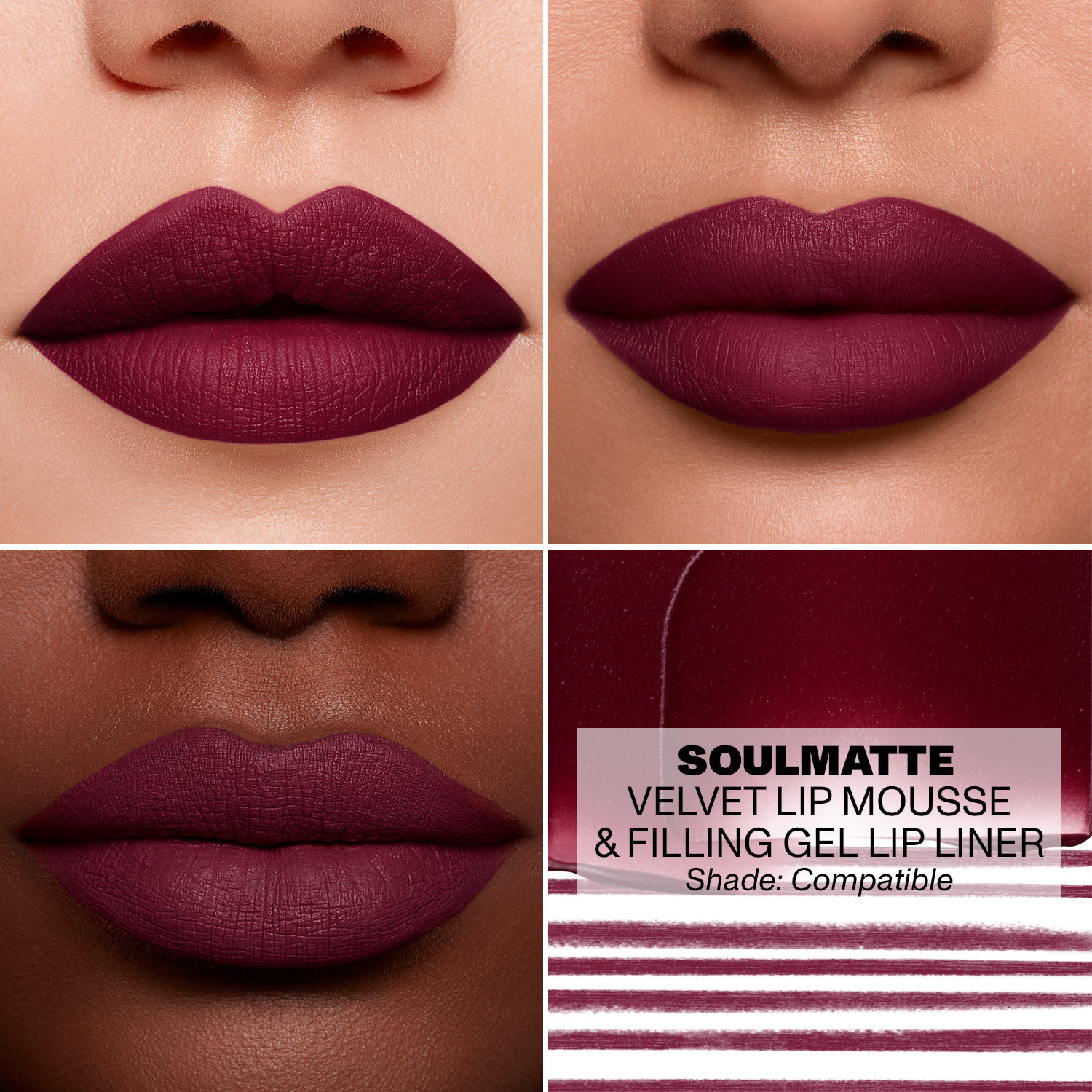 SOULMATTE VELVET PLUSH MATTE LIP MOUSSE (MOUSSE PARA LABIOS CON ACABADO ATERCIOPELADO)